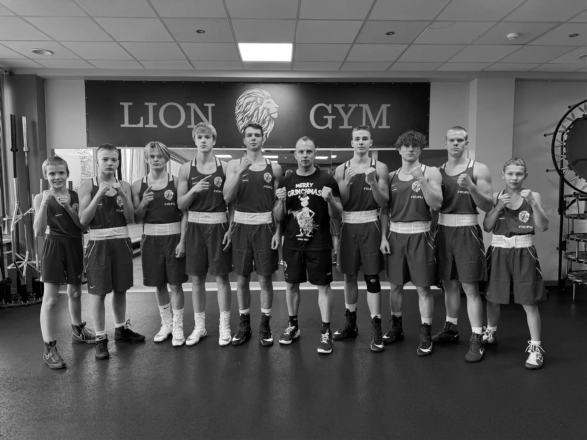 Professional boxing gym training